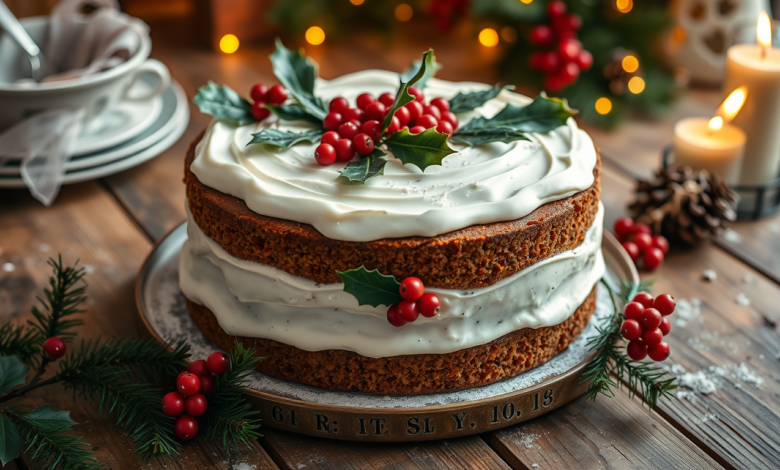 Bolo de Natal Low Carb