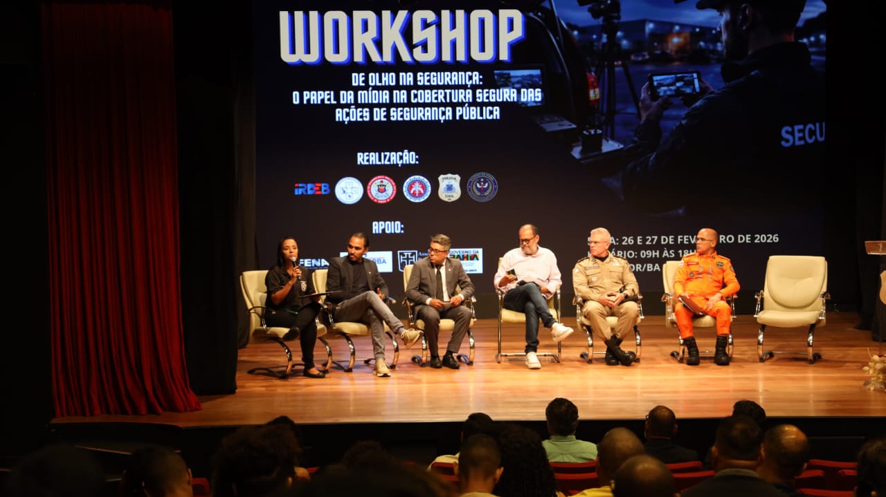 Polícia Civil da Bahia promove workshop para 137 sobre mídia e segurança