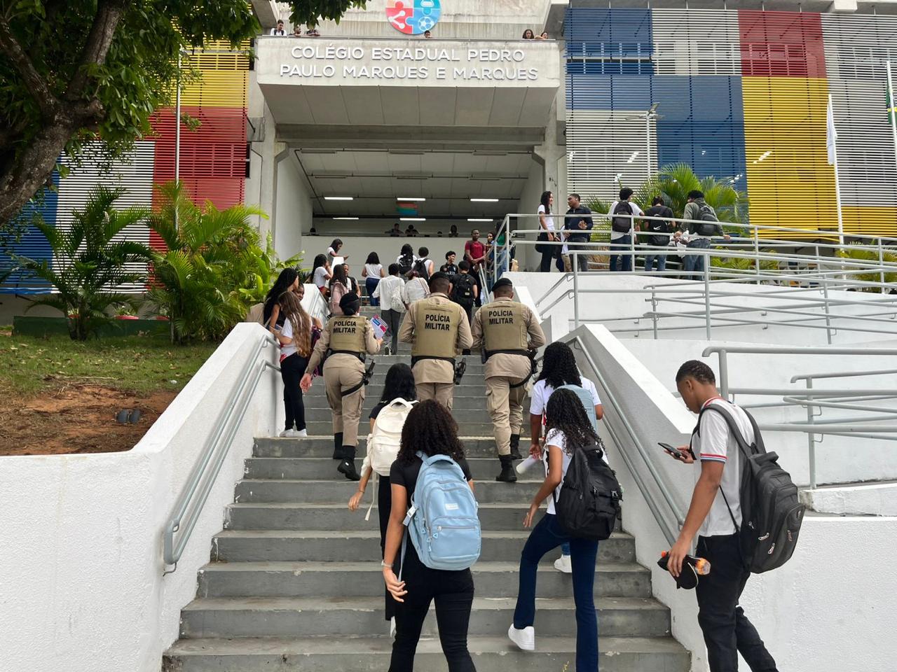 PMBA reforça policiamento escolar Bahia a partir da segunda (23)