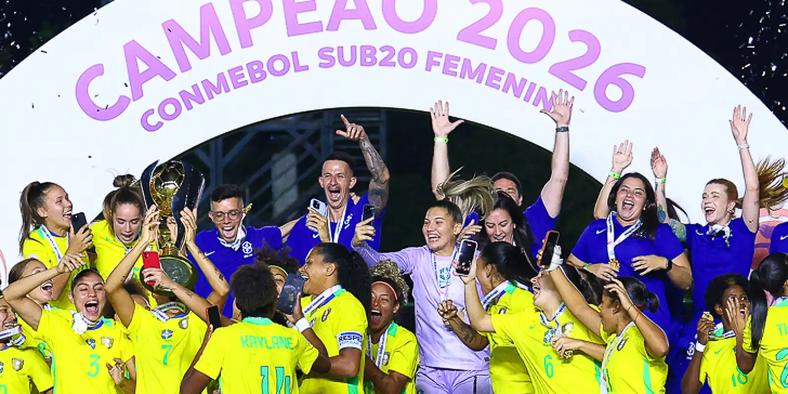 Brasil Sub-20 Feminino vence Venezuela e fatura 11º Sul-Americano