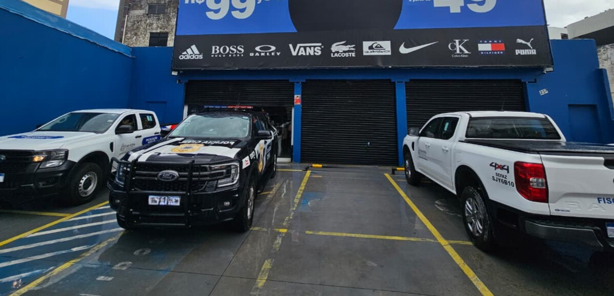 Operação Réplica flagra fraude fiscal e R$ 445 mil em produtos falsos em Salvador