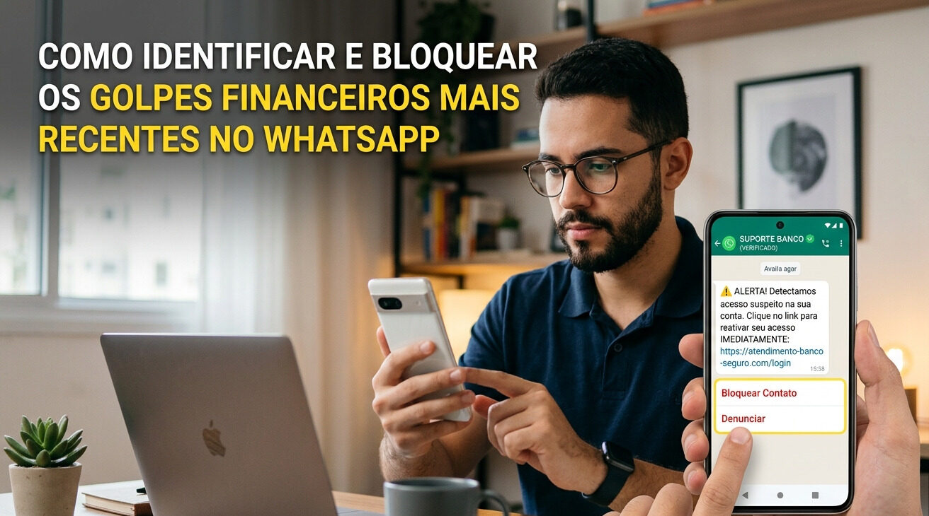 Como identificar e bloquear os golpes financeiros mais recentes no WhatsApp