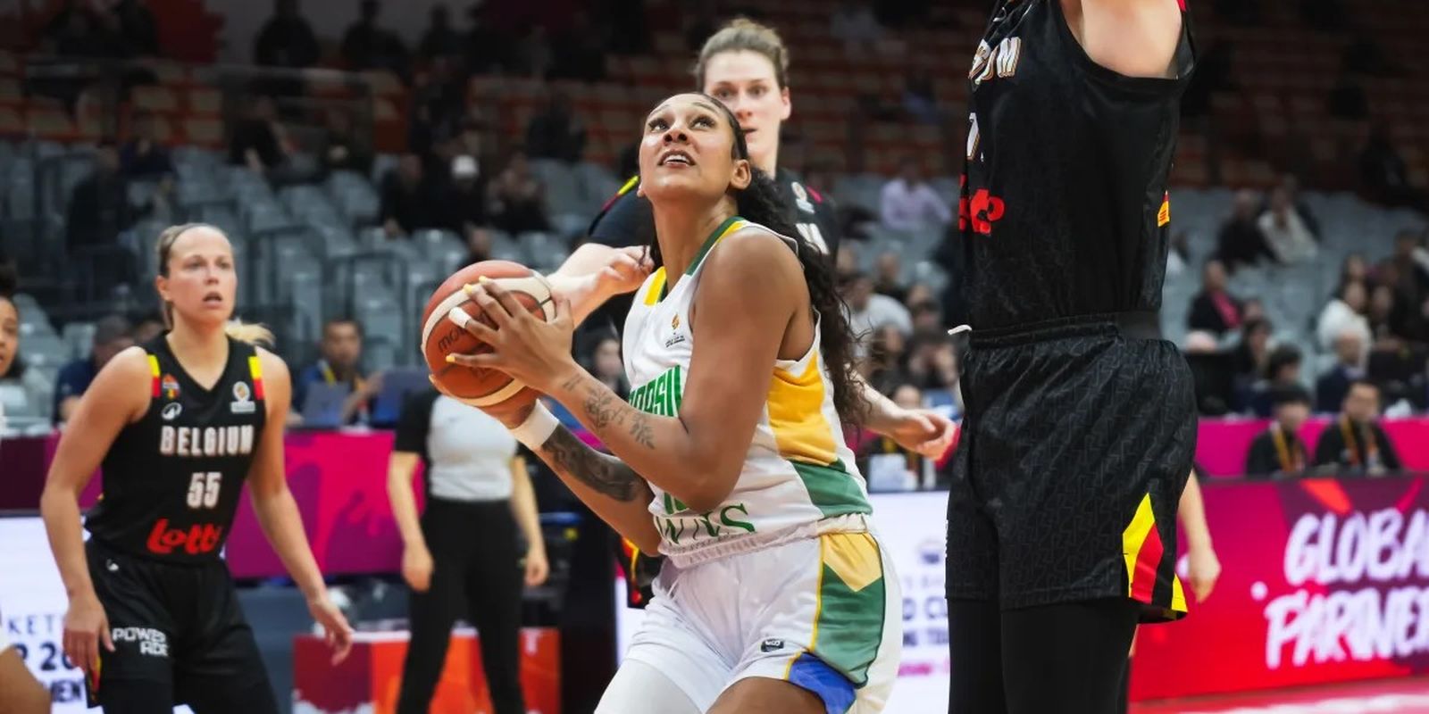 Brasil basquete feminino perde de 99 a 70 para a Bélgica no Pré-Mundial