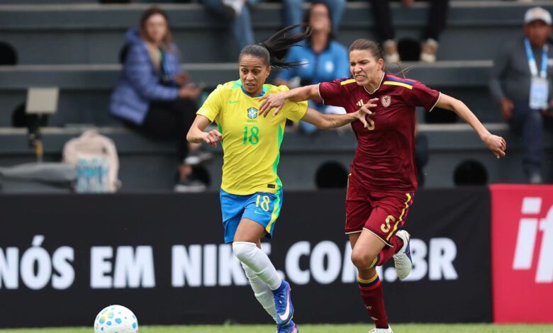 seleção feminina perde Venezuela