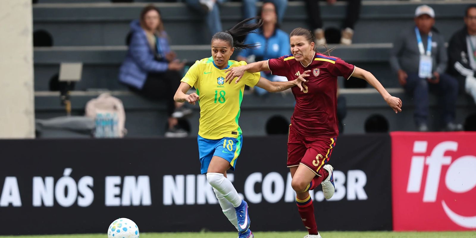 Seleção feminina perde da Venezuela por 2 a 1 em amistoso no México