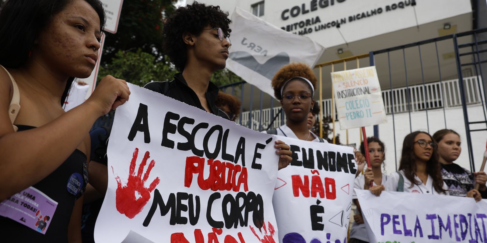 Estudantes do Pedro II pedem aulas sobre violência de gênero após 3 casos