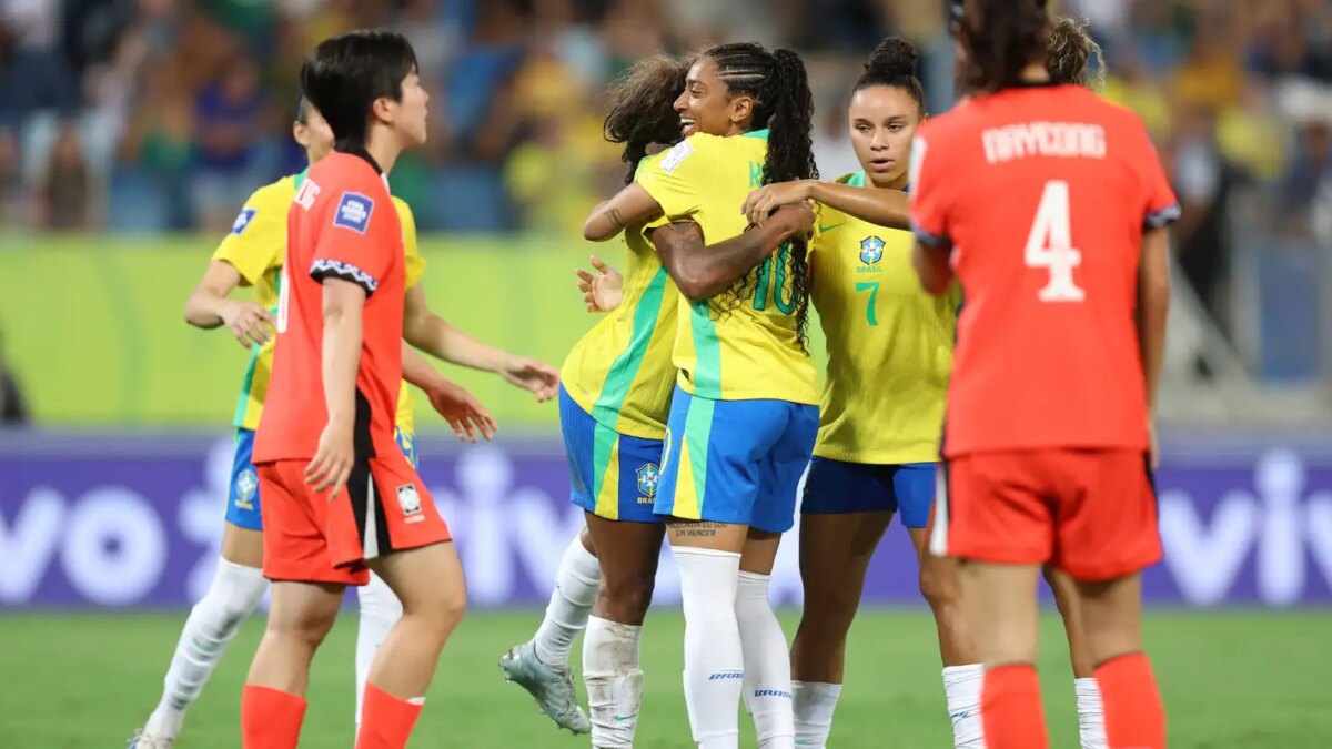 Brasil Feminino goleia Coreia do Sul em estreia do Fifa Series