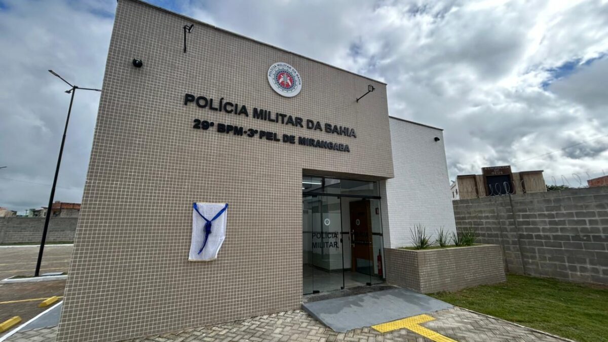 Mirangaba inaugura nova delegacia e pelotão da PM