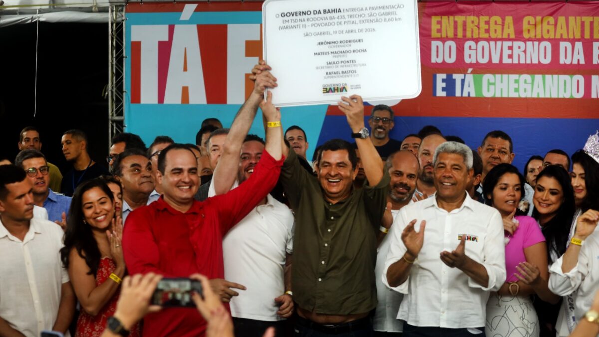 São Gabriel fortalece infraestrutura com nova pavimentação da BA-435