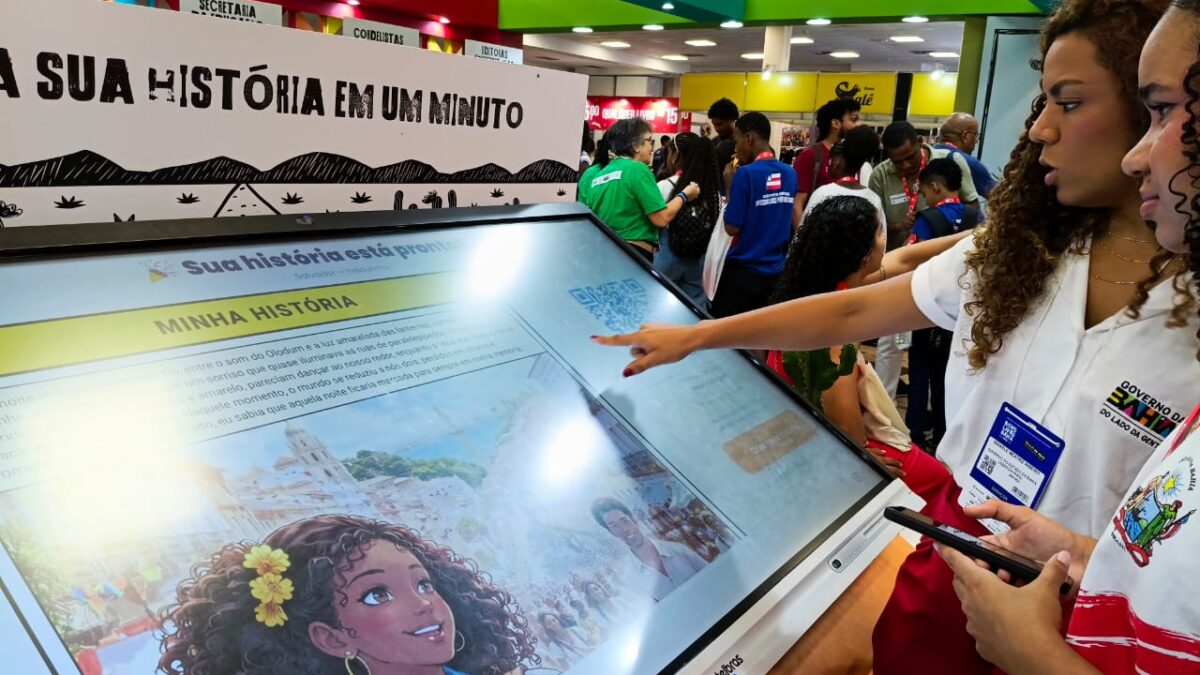 Tecnologia e leitura se encontram na Bienal do Livro da Bahia