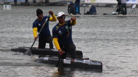 Atletas brasileiros lideram com dois ouros em Copa de Canoagem