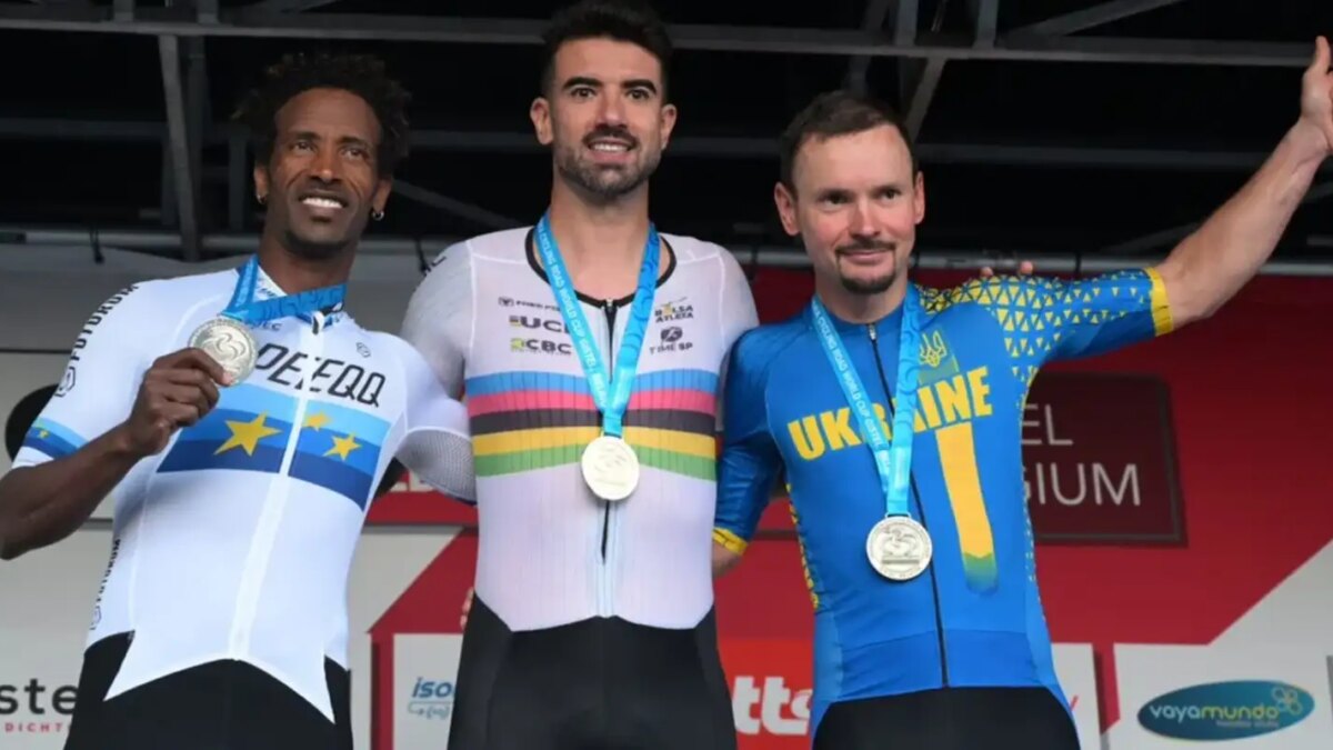 Lauro Chaman conquista ouro na Copa do Mundo de Ciclismo na Bélgica