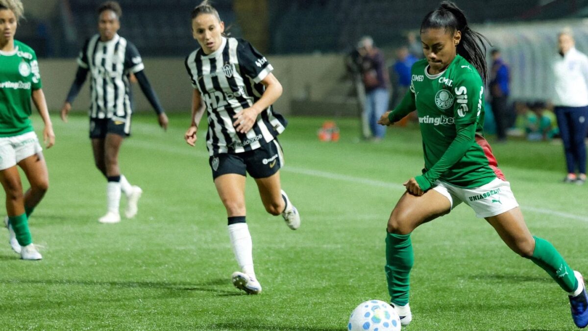 Palmeiras goleia Atlético-MG e é vice-líder do Brasileiro Feminino