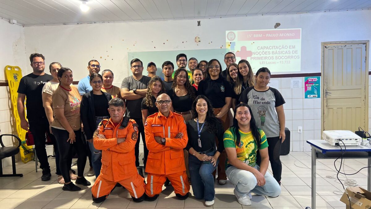 Escolas de Paulo Afonso fortalecem segurança com curso de primeiros socorros