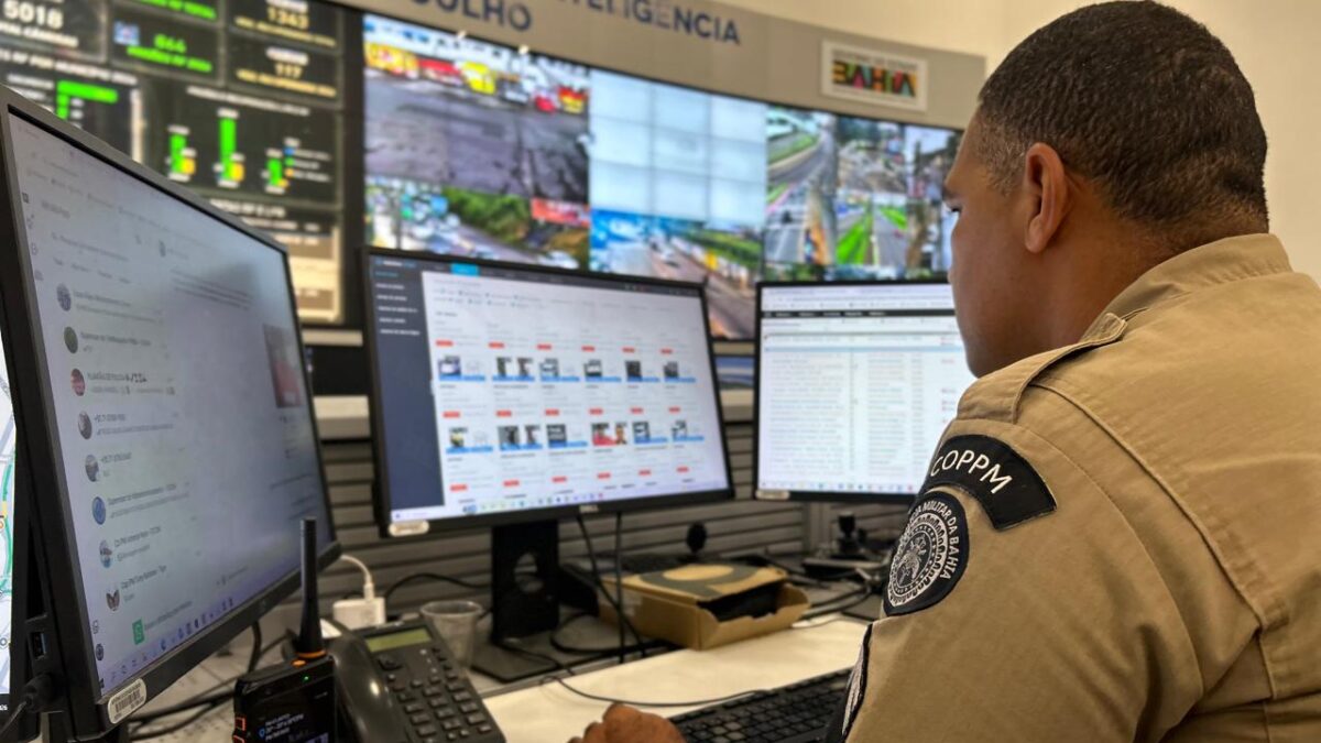 Reconhecimento facial na Bahia captura 900 foragidos em 2026